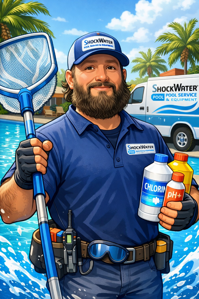 Your dedicated ShockWater pool technician - same tech every visit